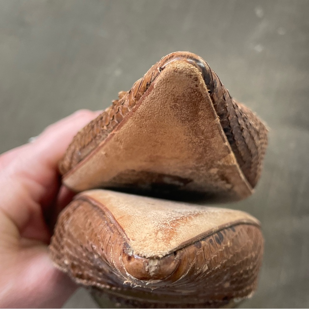 Jimmy Choo Python Kitten Heels Size 41 - image 7